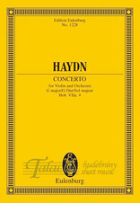 Concerto for Violin and Orchestra G major Hob. VIIa:4, MP